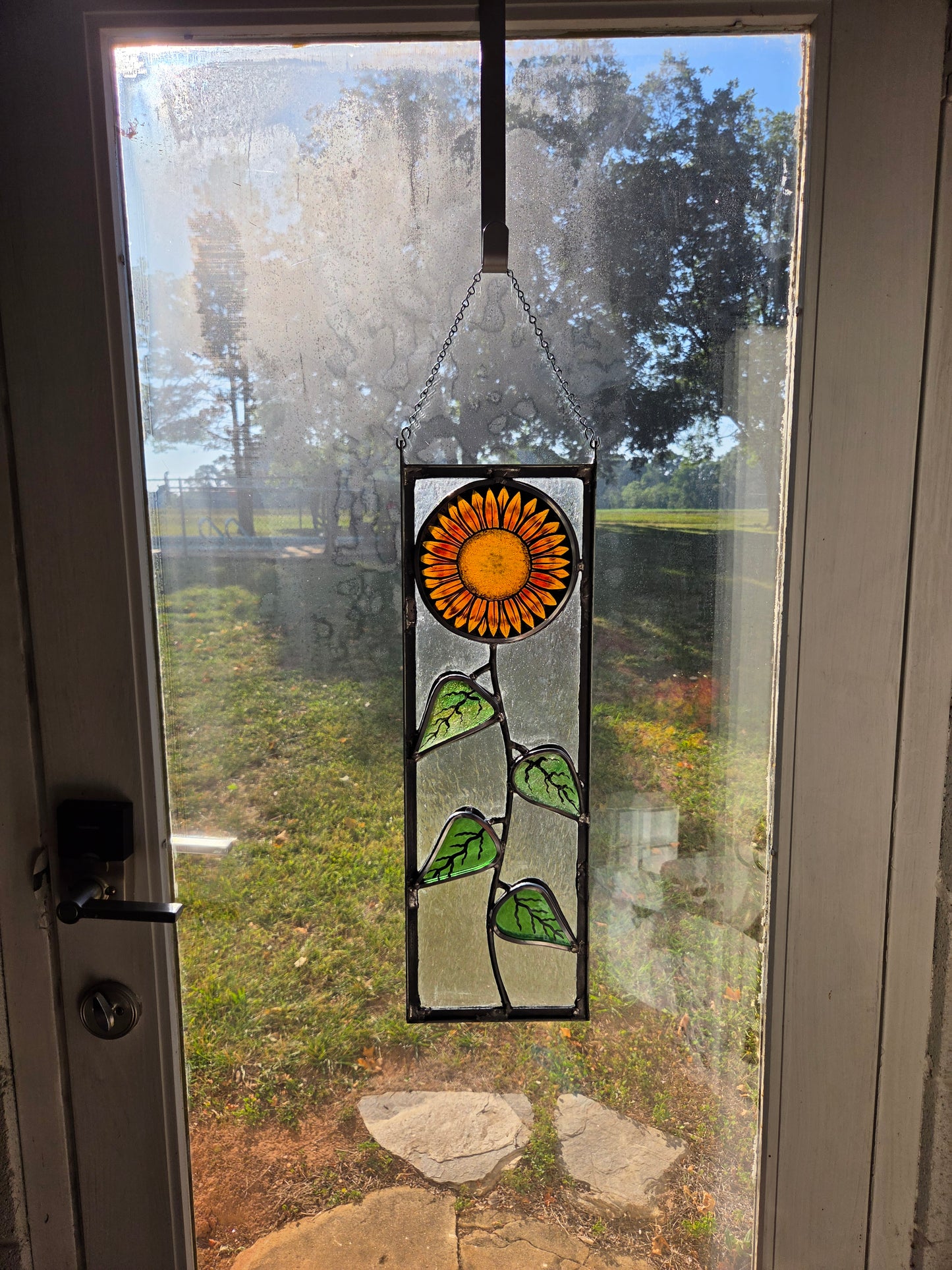 Hanging sunflower 2 24inx8in