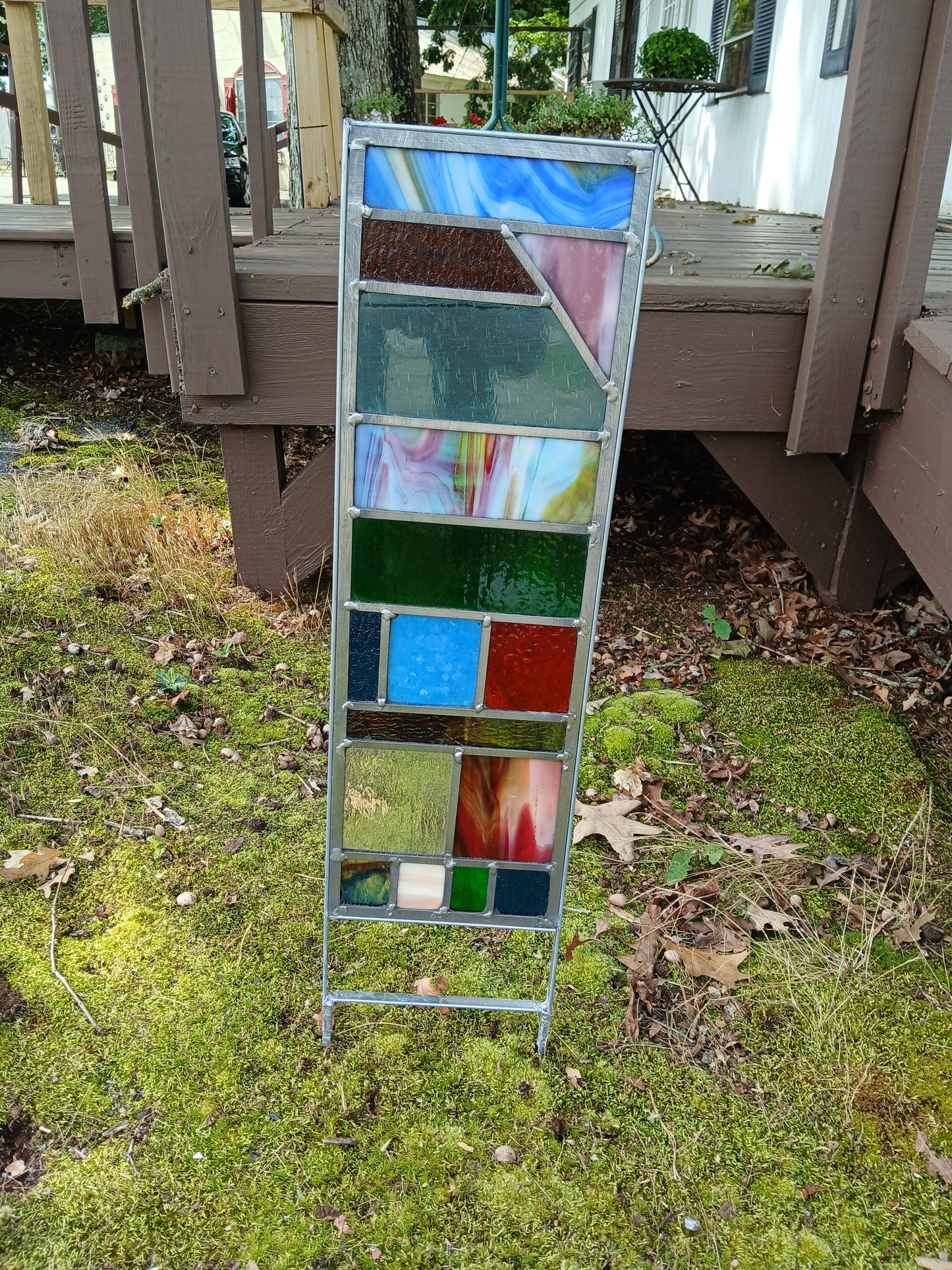 Abstract garden stake 17