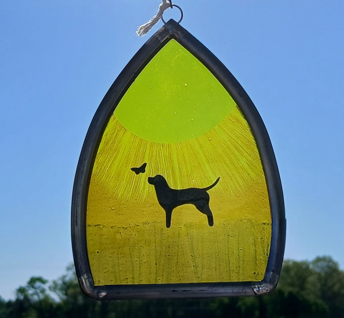 Dog and Butterfly Suncatchers