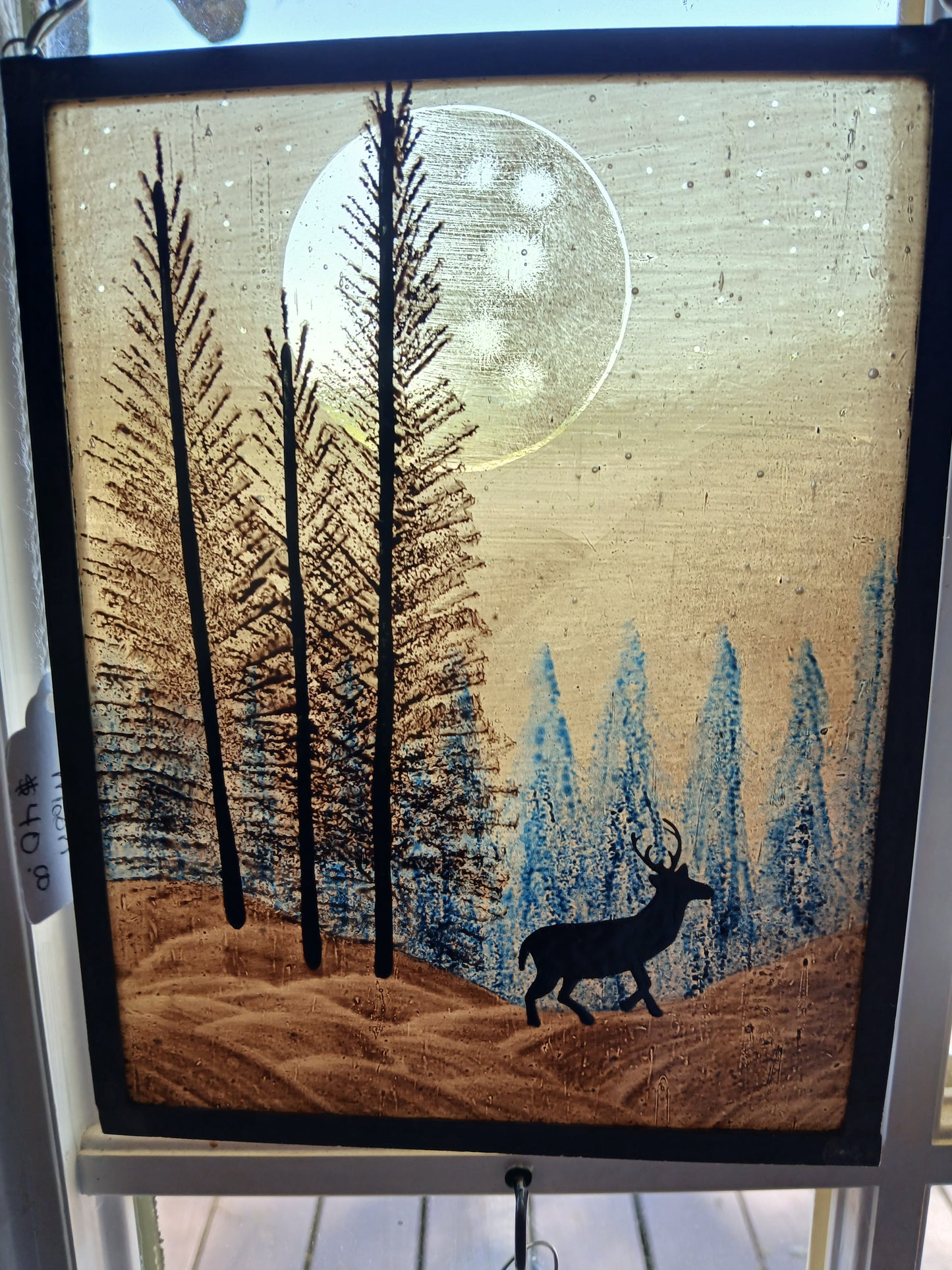 Elk with Moon