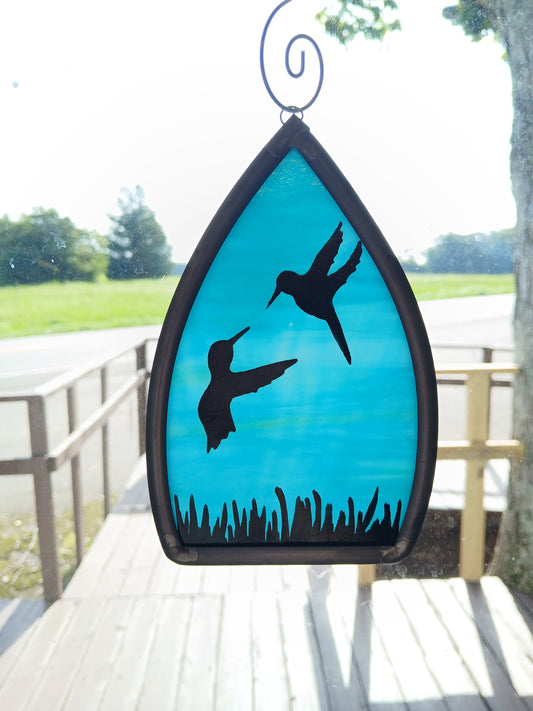 Hummingbirds Suncatcher