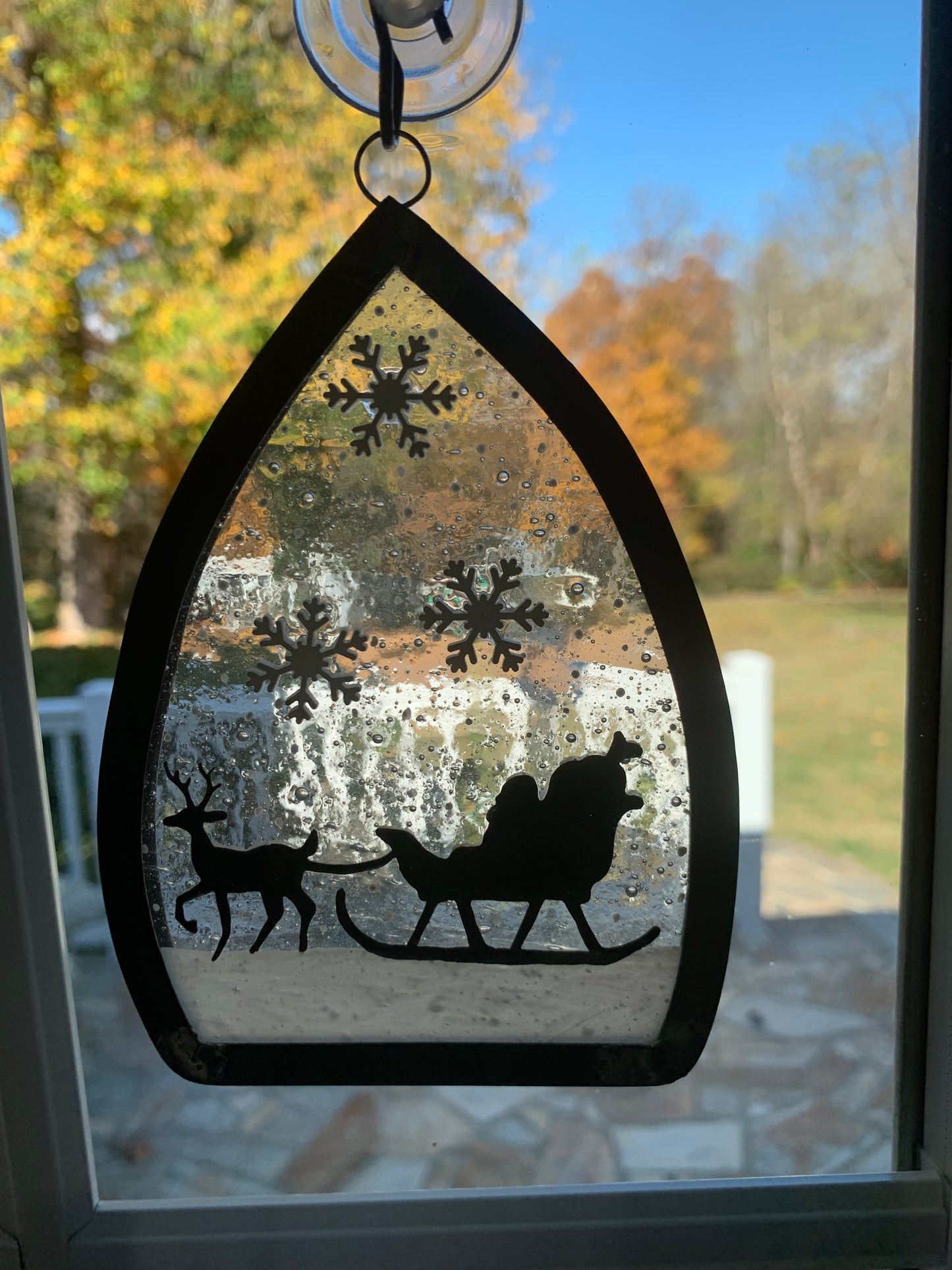 Santa Sleigh and Reindeer