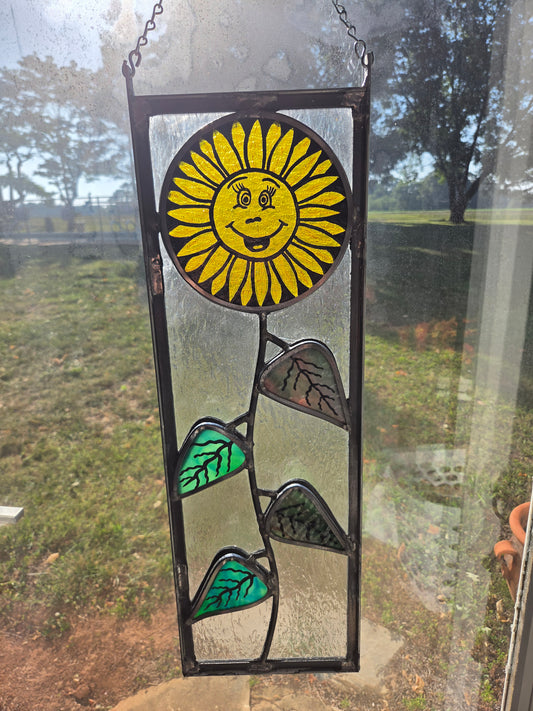 Hanging sunflower 4 24inx8in