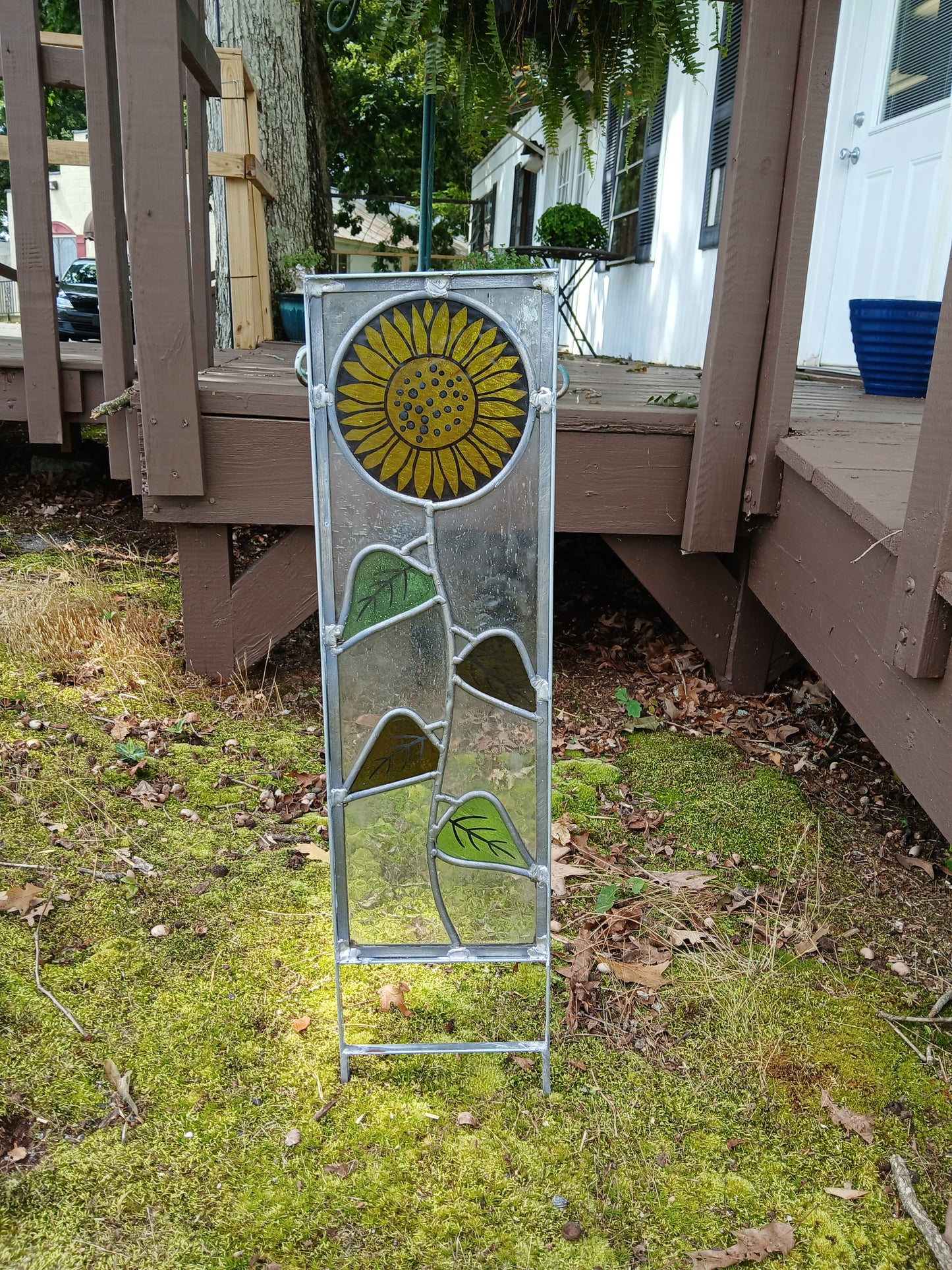 Sunflower garden stake 8