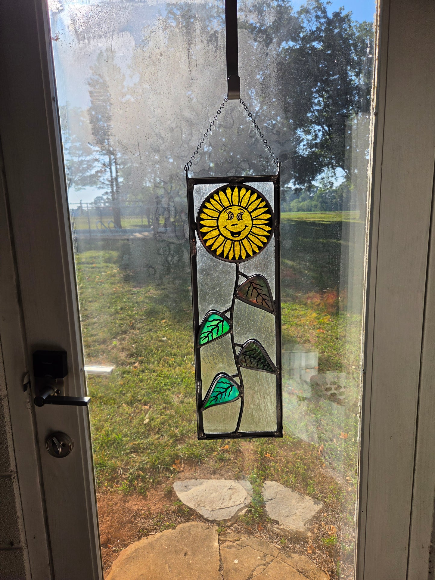 Hanging sunflower 4 24inx8in