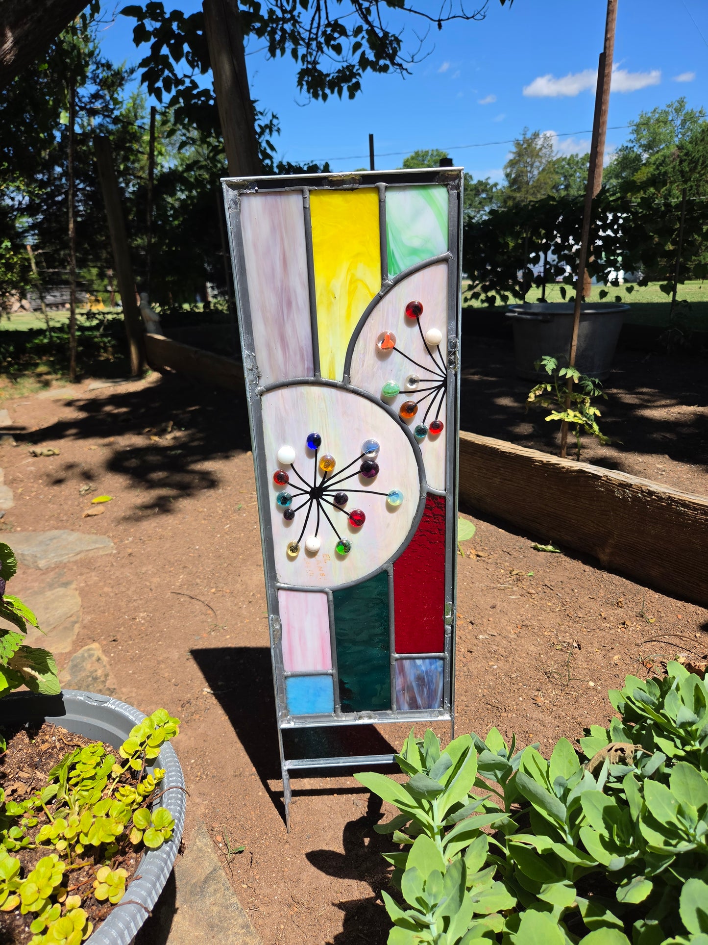 Dandelion Garden Stake #1