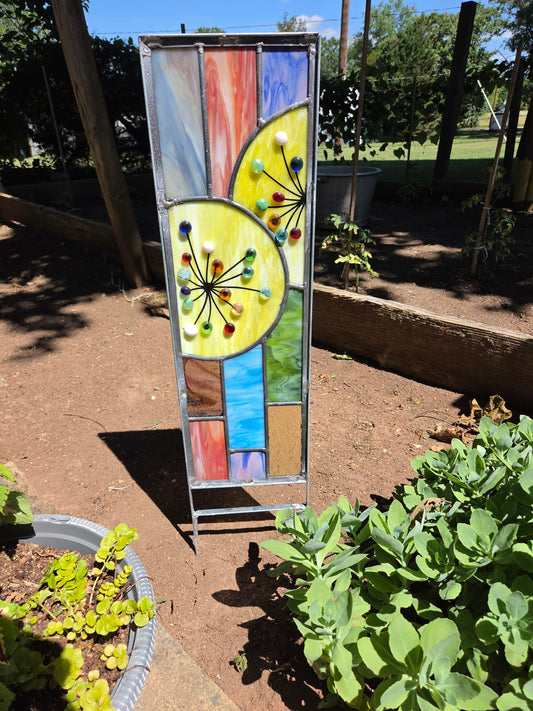 Dandelion Garden Stake #5