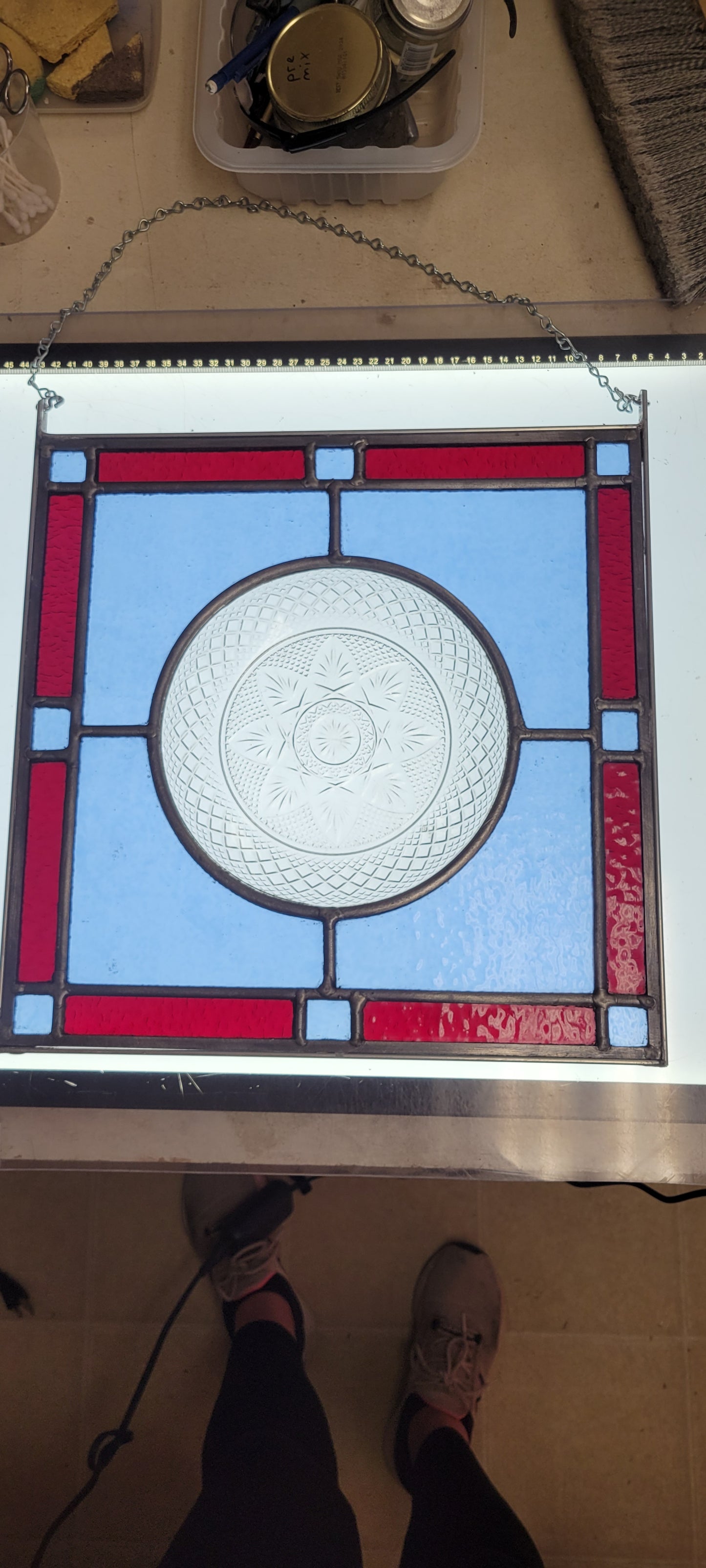 Vintage Plate Display