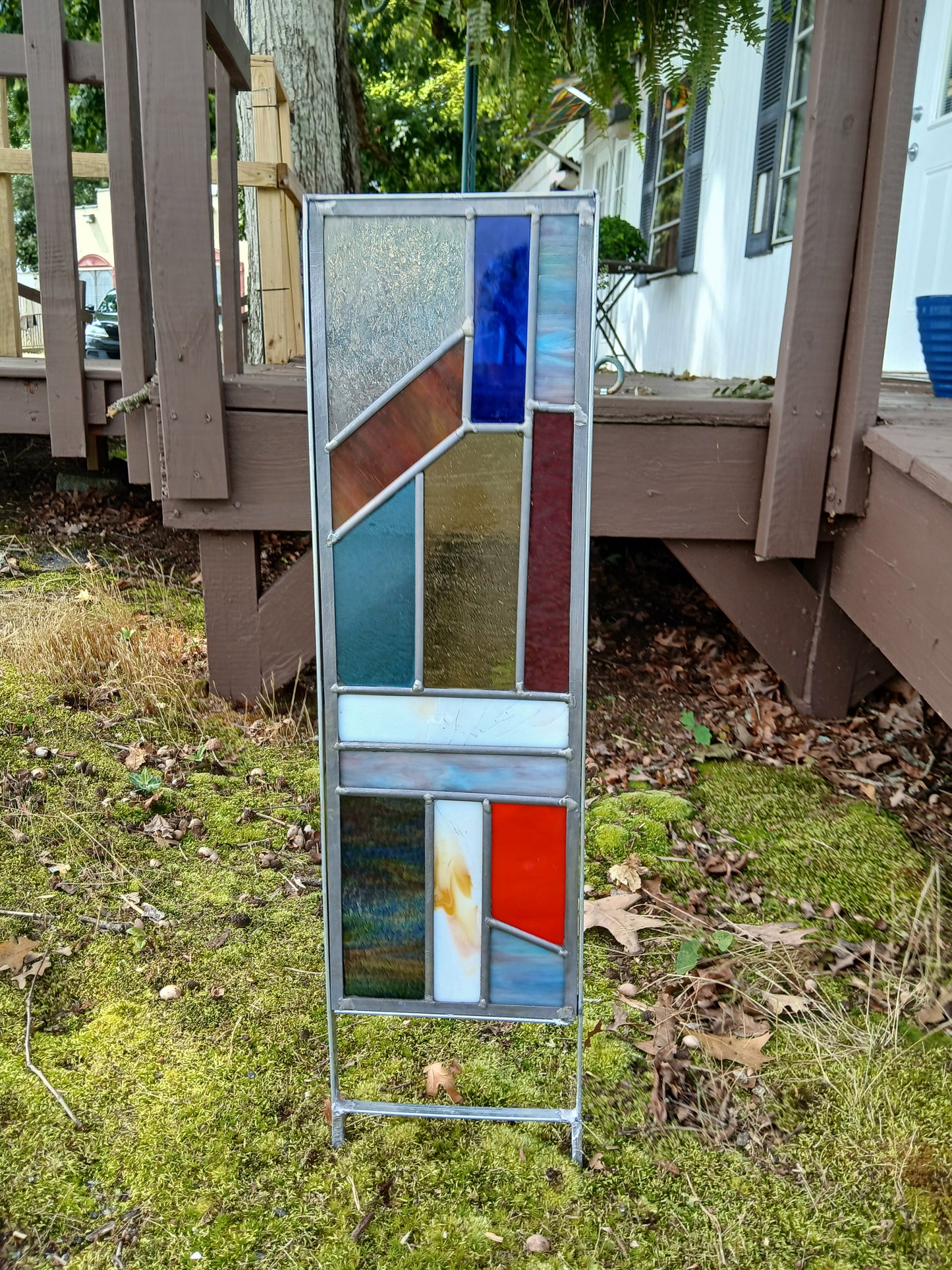 Abstract garden stake 16