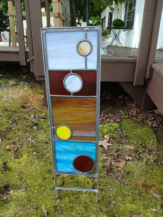 Abstract garden stake 18