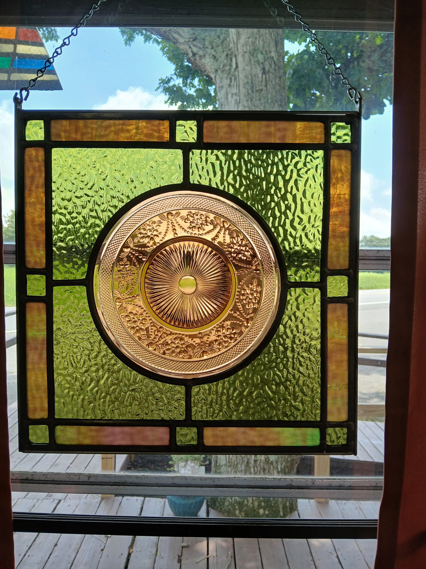 Vintage plate display